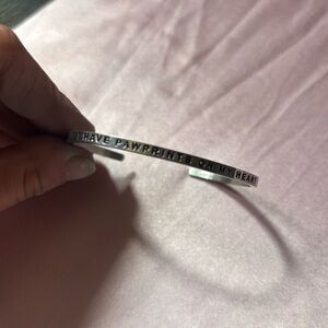 Silver Engraved Bracelet